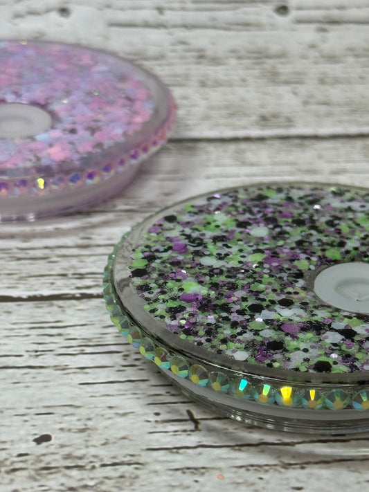 ✨ Rhinestone Lids