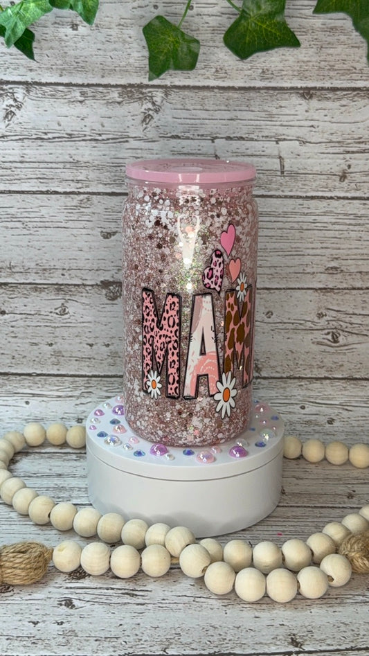 Mama Glitter Cup
