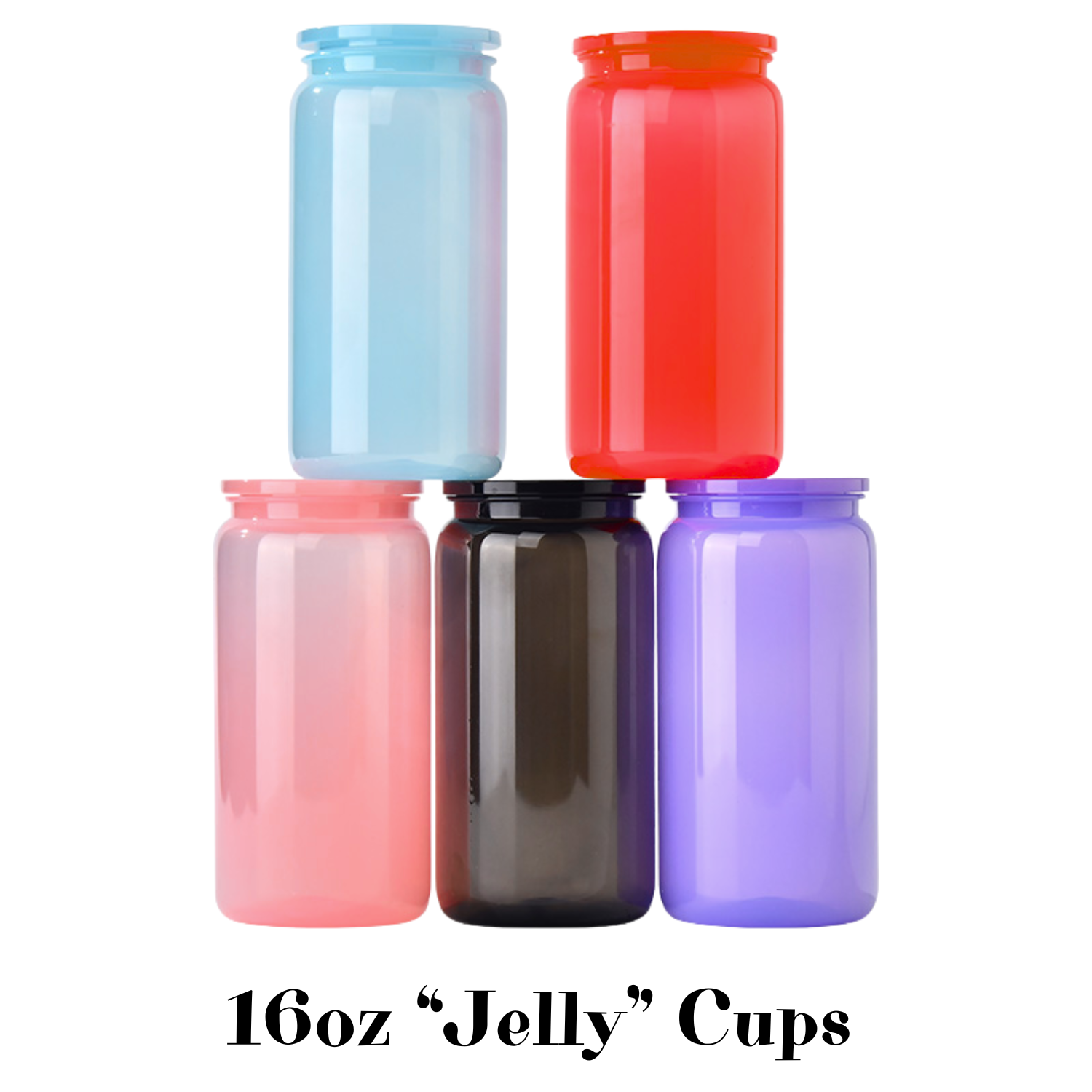 16oz Jelly Plastic Cups