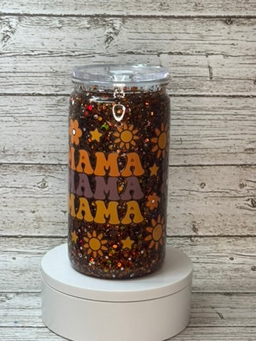 Retro Mama Snow Globe Cup ✨🌼