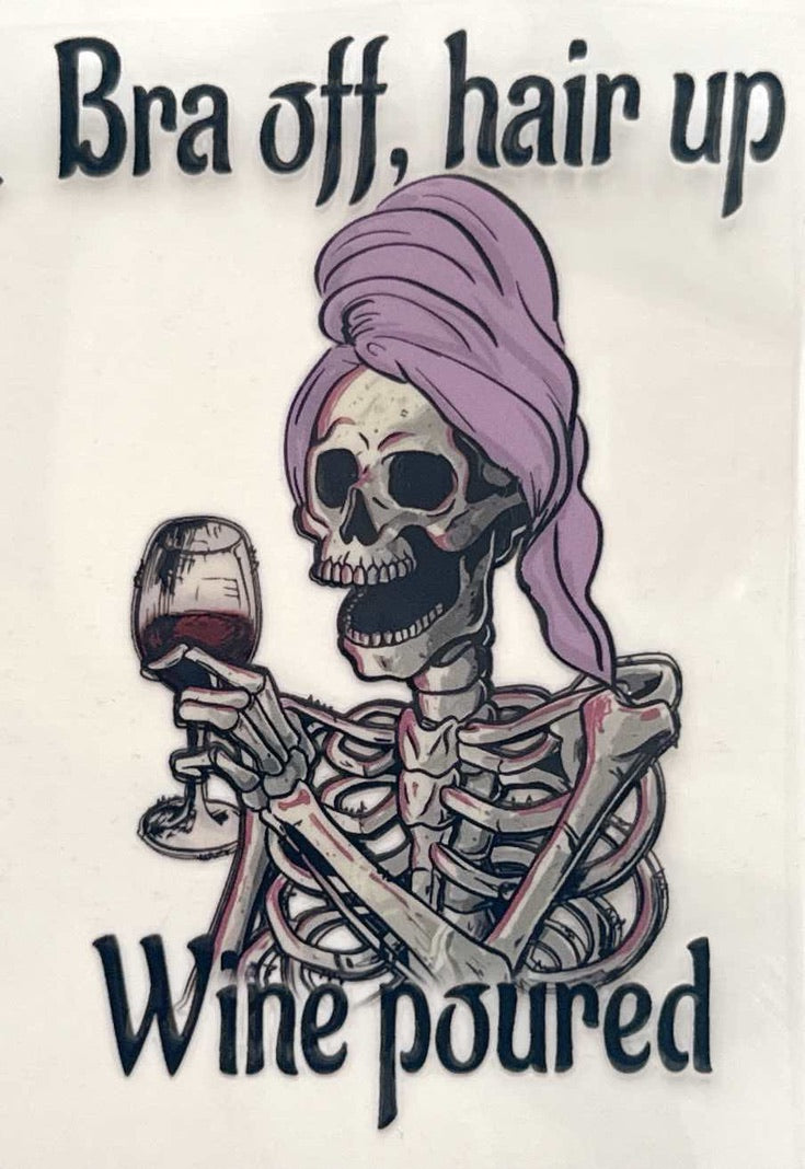 Bra off... wine poured #706