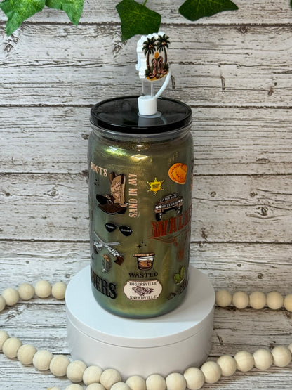 Morgan Wallen Song Mica Shimmer Plastic (BPA-Free) Cup