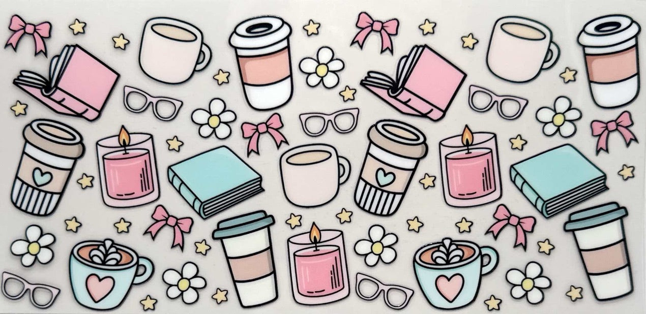 Coffee, Bows & Books - #915