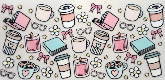 Coffee, Bows & Books - #915