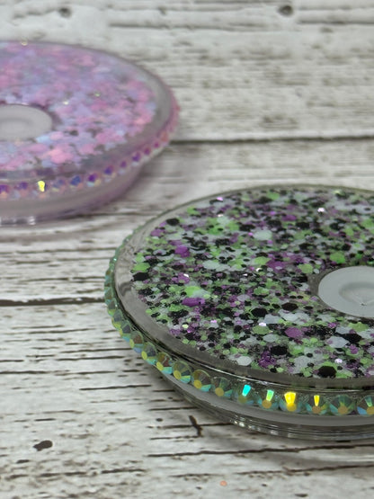 ✨ Rhinestone Lids
