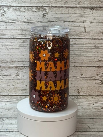 Retro Mama Snow Globe Cup ✨🌼
