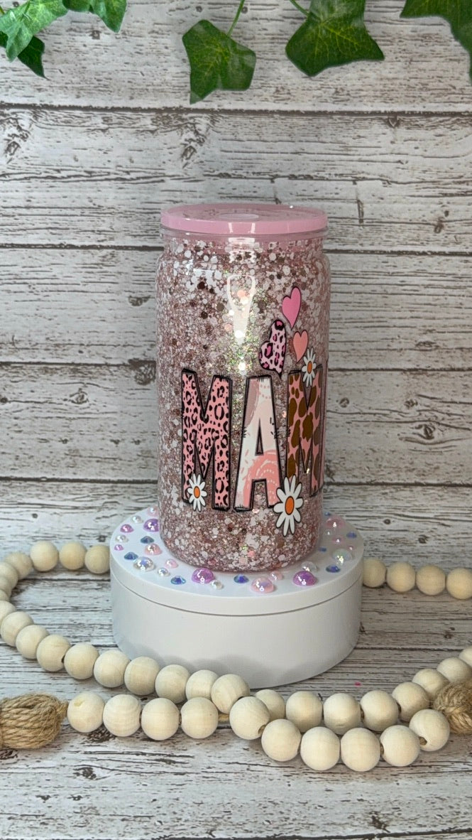 Mama Glitter Cup