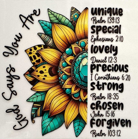 God says you are.... #906