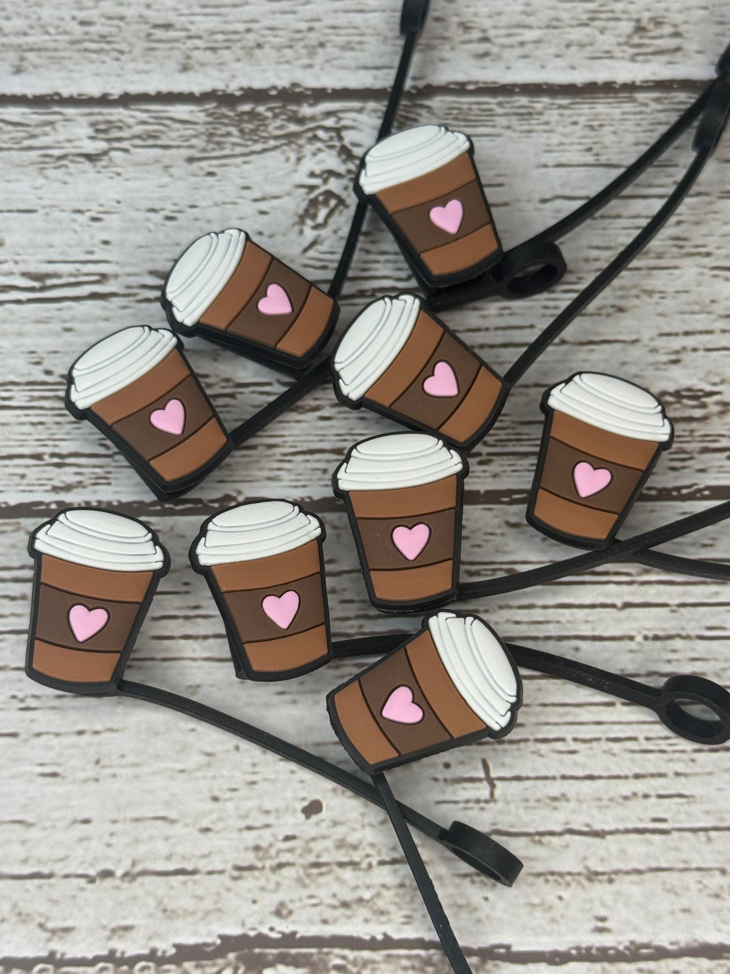 Straw Toppers and Straw Charms