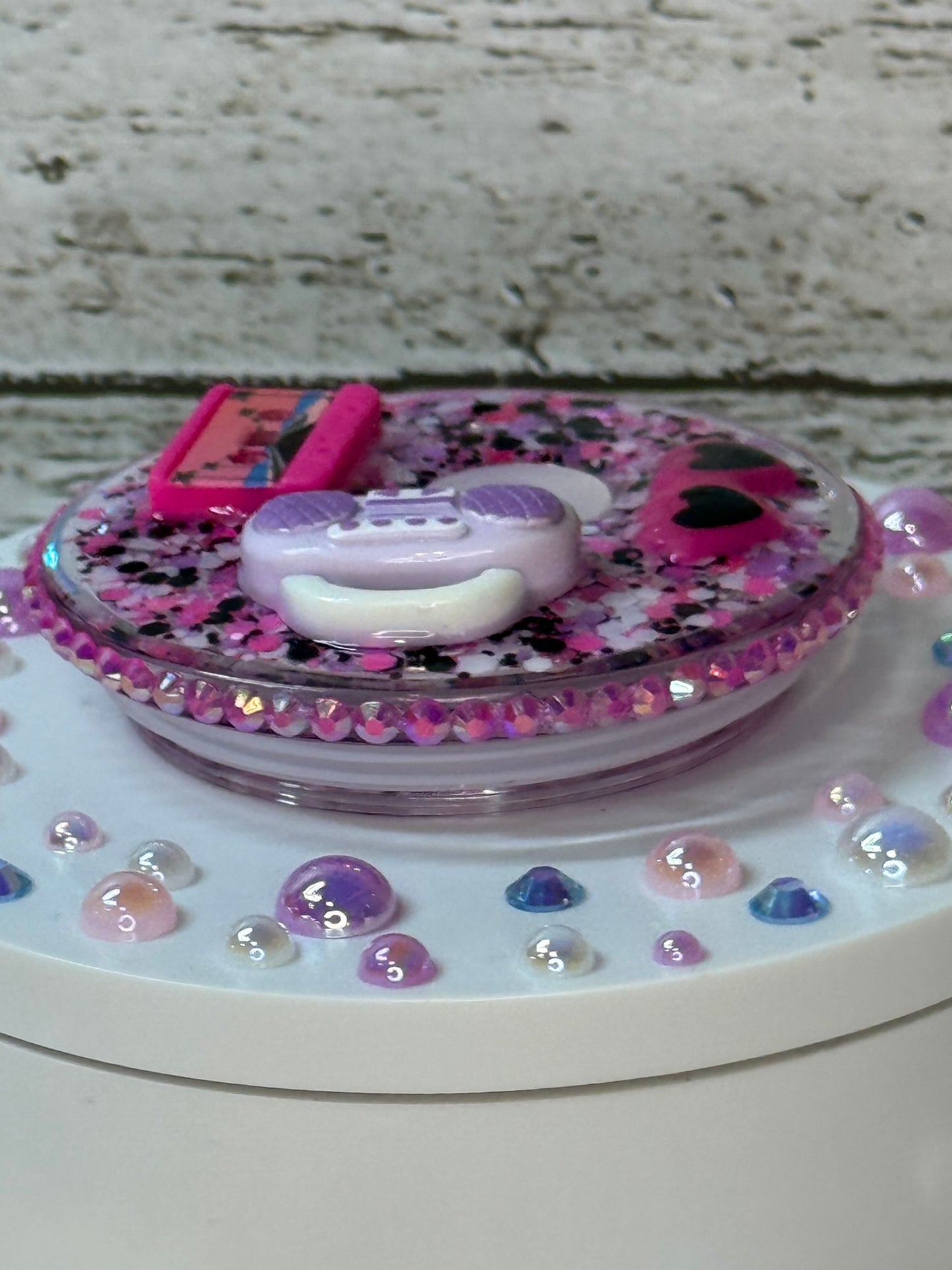 90's Baby 💿✨🎶 Glitter Plastic (BPA-Free) Cup