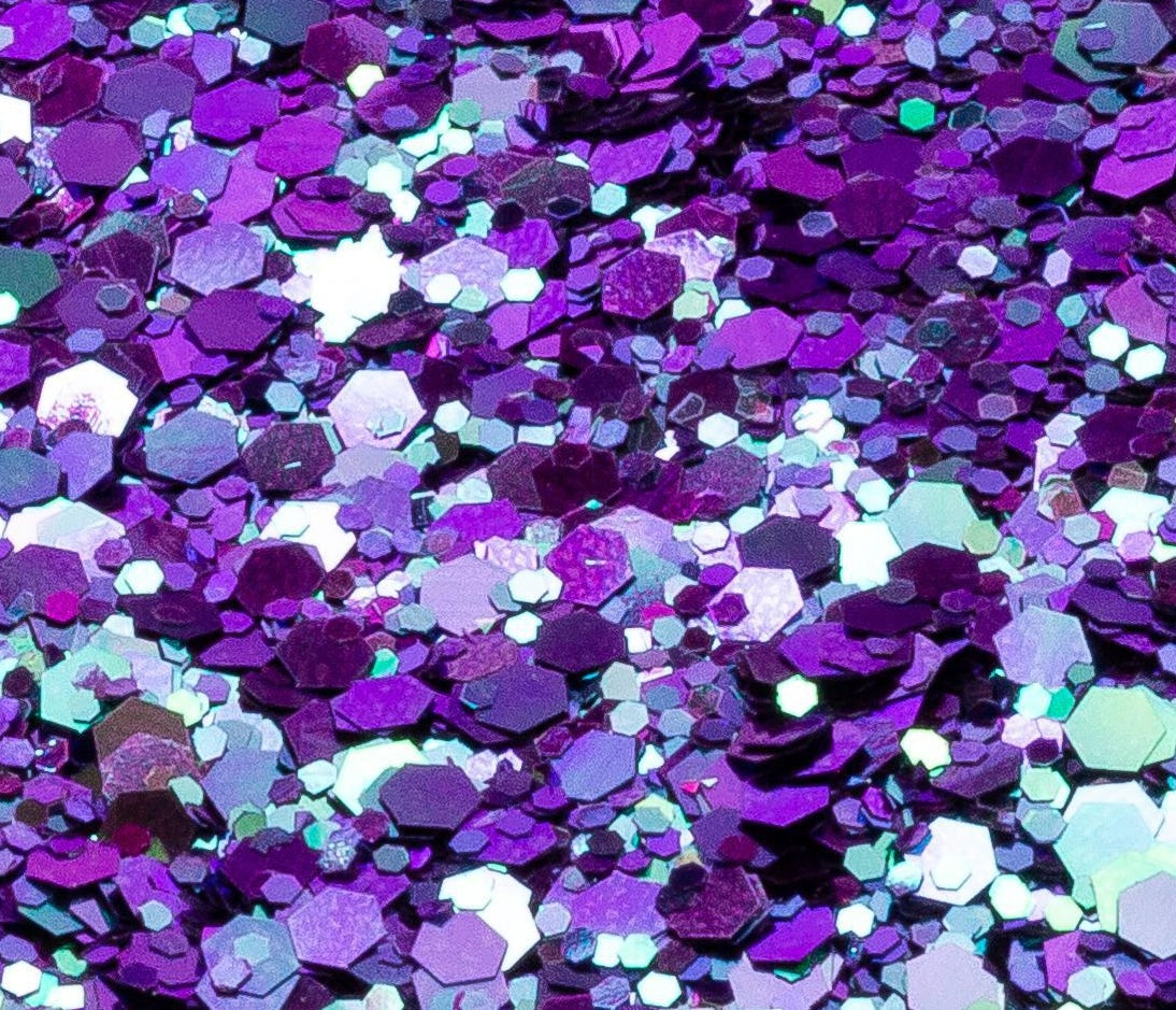 Purple Peridot Glitter