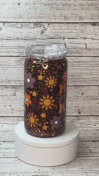 Retro Mama Snow Globe Cup ✨🌼